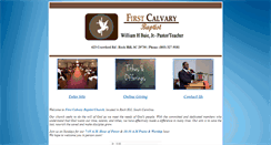 Desktop Screenshot of firstcalvaryofrockhill.org